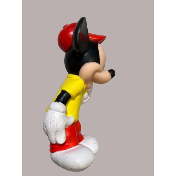Vintage 1986 Mickey Mouse Squeaky Toy Figure By Tommee Tippee For Disney - Picture 5 of 12